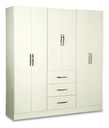 ROPERO FAMILY MUEBLES MAXIMO 66000 6P BLANCO