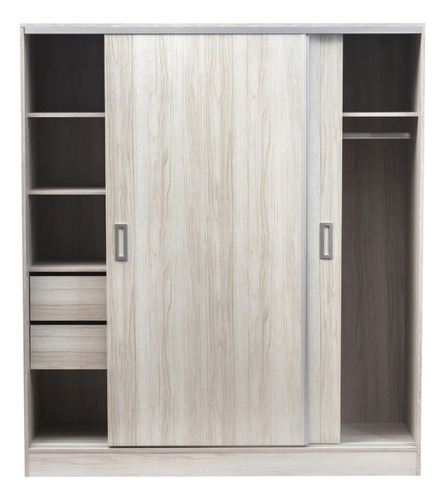 ROPERO MUEBLES MAXIMO 56017 160 2P CORRED MARFIL FO