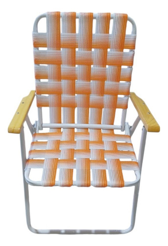 REPOSERA 1 POSICION 5 TIRAS NARANJA Y BLANCO