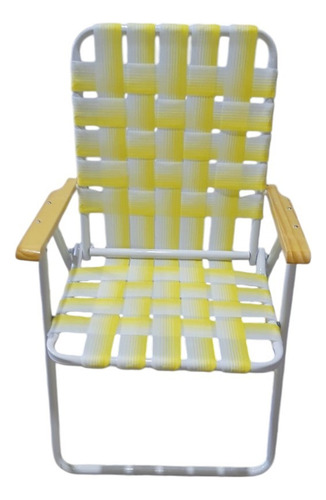 REPOSERA 1 POSICION 5 TIRAS AMARILLO Y BLANCO