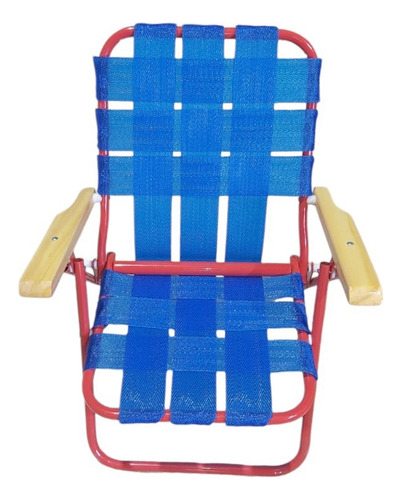 REPOSERA INFANTIL AZUL CAÑO ROJO