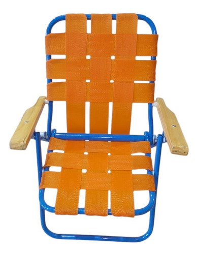 REPOSERA INFANTIL NARANJA CAÑO AZUL
