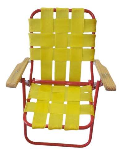REPOSERA INFANTIL AMARILLO CAÑO ROJO