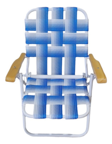 REPOSERA INFANTIL AZUL Y BLANCA