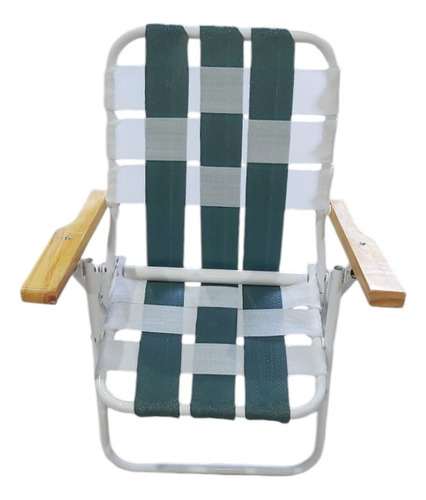 REPOSERA INFANTIL VERDE OSCURO Y BLANCO