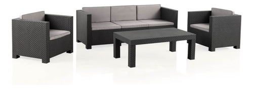 SET MUEBLE DIVA TROPEA SHAF BER55467 (1 SOFA + 2 SILLAS + 1 MESA)