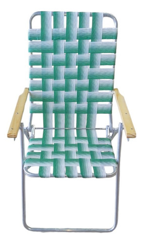REPOSERA ALUMINIO 5 POSICIONES 5 TIRAS VERDE Y BLANCO