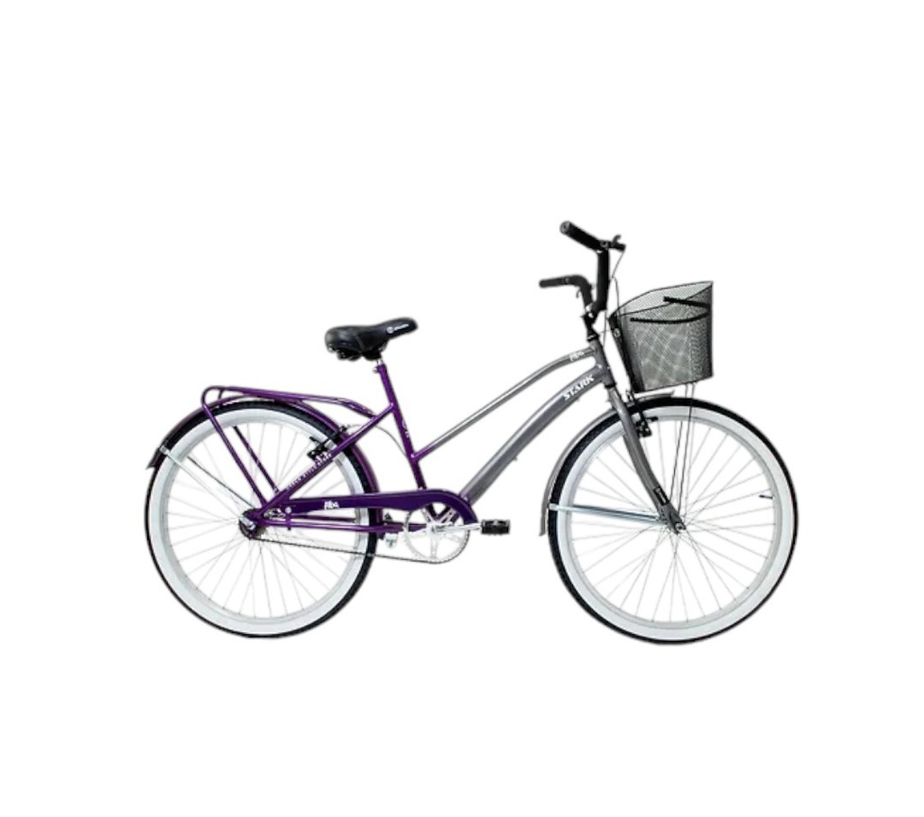 BICICLETA STARK 6058 ALBA ROD 26 GRIS VIOLETA