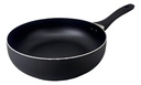 SARTEN HUDSON GHW1132SF DE ALUMINIO C/ANTIADHERENTE PROFUNDA 24CM NEGRA