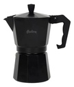CAFETERA HUDSON M011 DE ALUMINIO TOTAL BLACK ITALIANA INDUCCIÓN 9 TAZAS