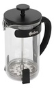 CAFETERA HUDSON FR08 VIDRIO Y AC INOX C/EMBOLO 800ML NEGRA