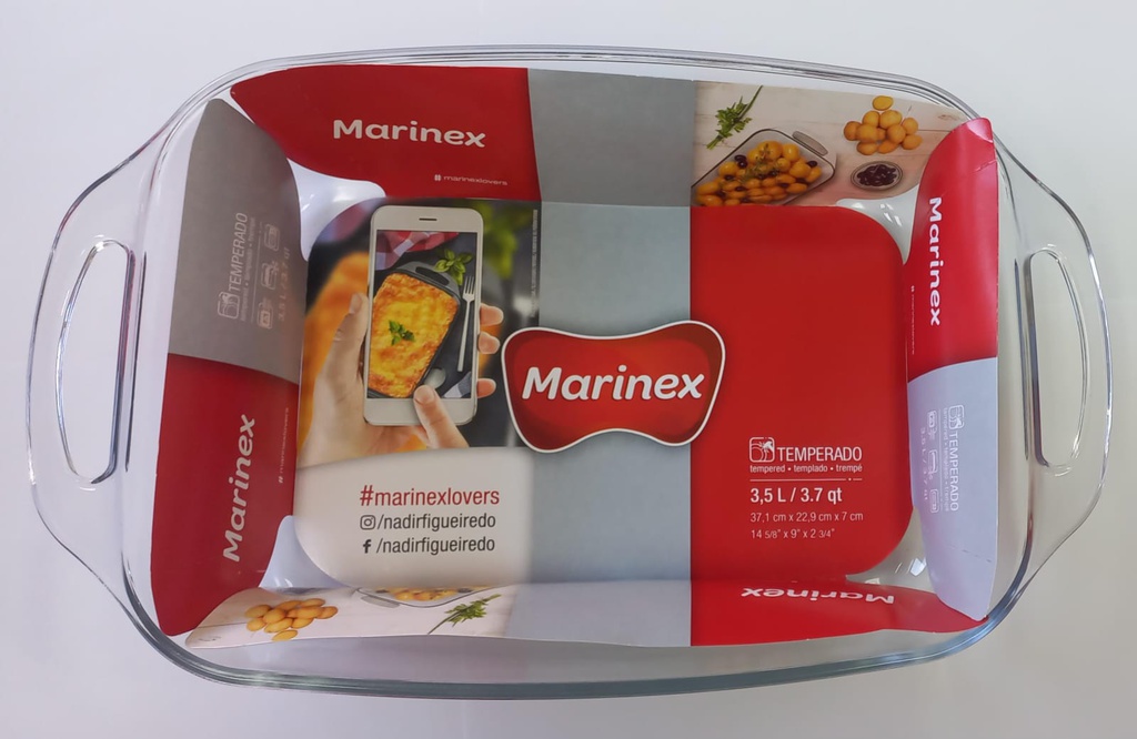 ASADERA RECTANGULAR MARINEX 653902 SELETTA 3,5 LT.