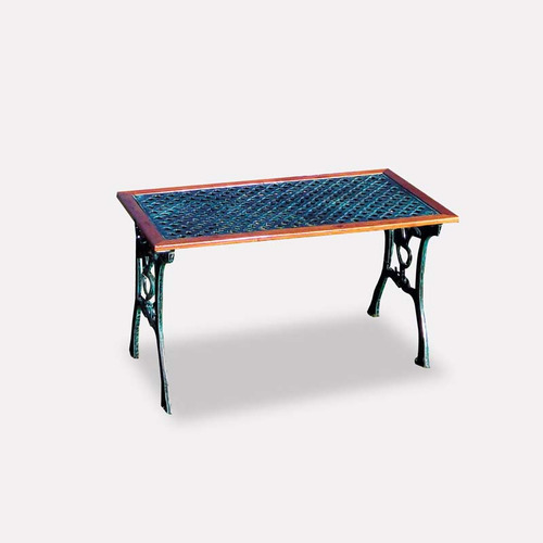 MESA LOBOS ESTERILLA 09.0131 1.00 M ALUMINIO Y MADERA CUOTAS MeLi