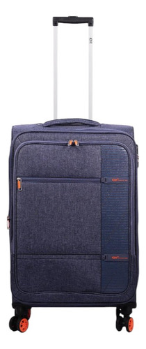 VALIJA ELF 3590 20" AZUL 4 RUEDAS DOBLES