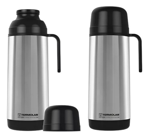 TERMO TERMOLAR 55626 LUMINA 1 LT. AC. INOX. C/AMPOLLA DE VIDRIO