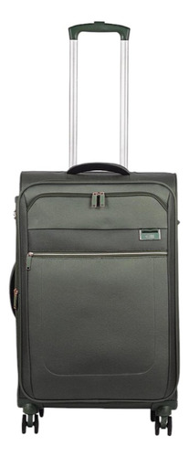VALIJA ELF 3595 28" VERDE 4 RUEDAS 360°