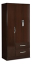 ROPERO FAMILY MUEBLES MAXIMO 63008 3P CHOCOLATE CUOTAS MELI