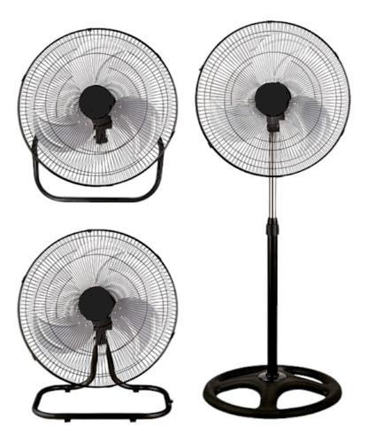 VENTILADOR DELF DV3-18 3 EN 1 NEGRO