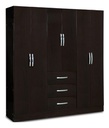 ROPERO FAMILY MUEBLES MAXIMO 66008 6P CHOCOLATE CUOTA MELI
