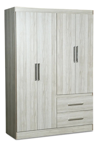 ROPERO MUEBLES MAXIMO 54007 4P MARFIL CUOTA MELI