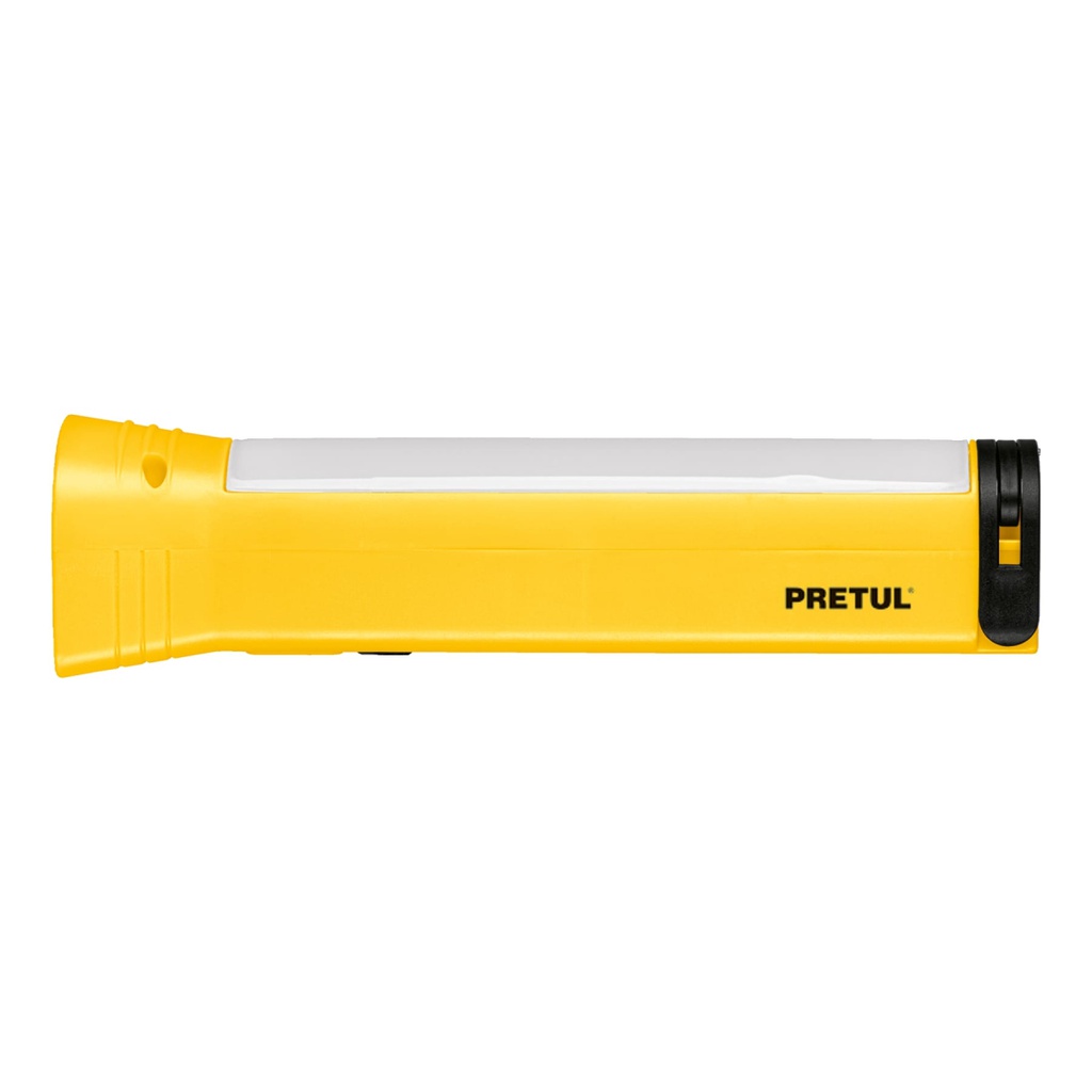 LINTERNA PRETUL RECARGABLE 26070 CON LUZ EMERGENCIA