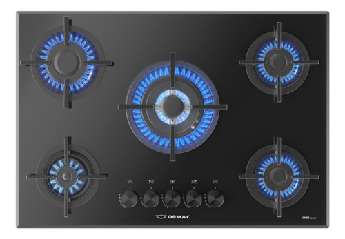 ANAFE ORMAY ONIX BLACK 5 HORNALLAS
