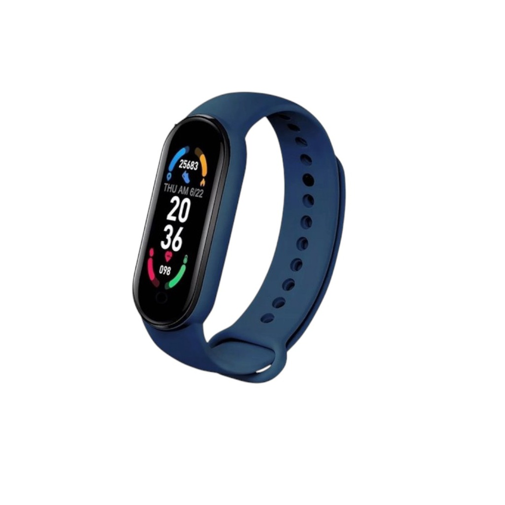 RELOJ SMART BAND 6 M6 BLUETOOTH AZUL