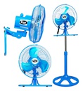 VENTILADOR MULTIFUNCION STAR TRAK STP31-10C 3 EN 1 CELESTE 10&quot;
