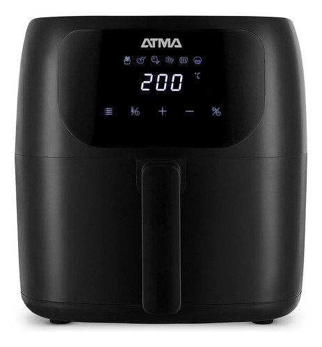 FREIDORA DE AIRE ATMA FR60ARBP 6.5L NEGRA