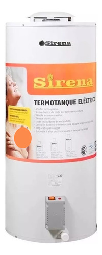 TERMOTANQUE ELECTRICO SIRENA TE90 90L
