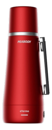 TERMO ELECTRICO PEABODY PE-ET1001R 1LT. C/BOMBILLA INTEGRADA ROJO