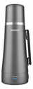 TERMO ELECTRICO PEABODY PE-ET1001D 1LT. C/BOMBILLA INTEGRADA GRIS METALIZADO