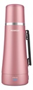 TERMO ELECTRICO PEABODY PE-ET1001G 1LT. C/BOMBILLA INTEGRADA ROSA METALIZADO