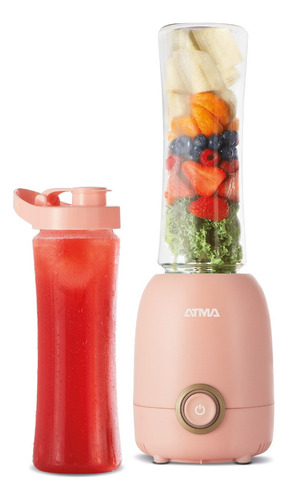 LICUADORA ATMA LP8445PAP PERSONAL ROSA CON VASO