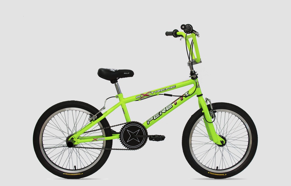 BICICLETA PERETTI FREESTYLE EXTREME II FLUOR AMARILLA 0010190