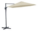SOMBRILLA LAURY GB1884 LATERAL 3 MT CAÑO ALUMINIO POLIÉSTER BEIGE C/BASE HIERRO  16052