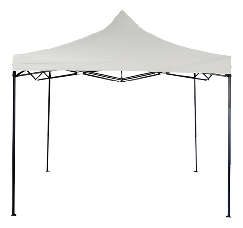 GAZEBO LAURY ART. 16760 PLEGABLE 3x3  MT. CAÑO ACERO OXFORD BLANCO