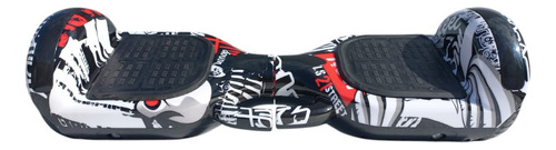 SKATE HOVERBOARD QY-BW- PIRATA NEGRO RUEDA 6,5