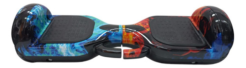SKATE HOVERBOARD QY-BW- GRAFITI AZUL CAMUFLADO RUEDA 6,5