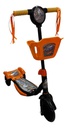MONOPATIN INFANTIL ALUMINIO CON 3 RUEDAS NARANJA 5003A