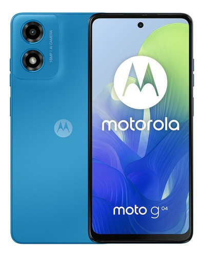 CELULAR MOTOROLA MOTO G04 128GB AZUL SATINADO