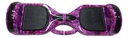 SKATE HOVERBOARD QY-BW- CIELO ESTRELLADO VIOLETA RUEDA 6,5