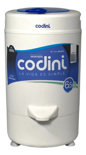 SECARROPAS CODINI ADVANCE AD65 6.5 KG BLANCO