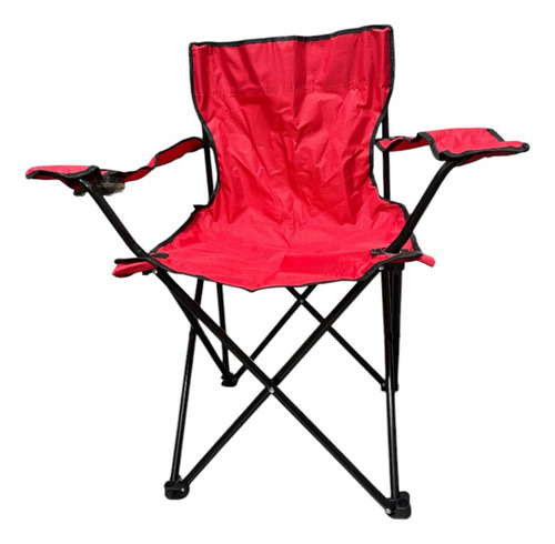 SILLA CAMPING PLEGABLE CR10213 ROJA