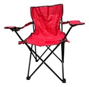 SILLA CAMPING PLEGABLE CR10213 ROJA