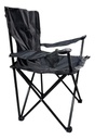 SILLA CAMPING PLEGABLE CR10213 NEGRO