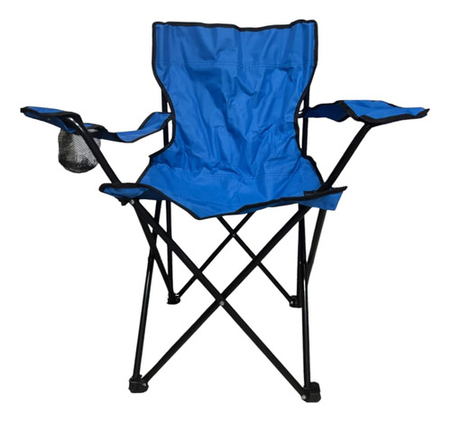 SILLA CAMPING  PLEGABLE CR10213 AZUL