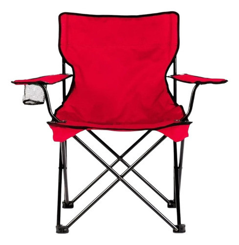 SILLA CAMPING DS115A-RO PLEGABLE ROJA