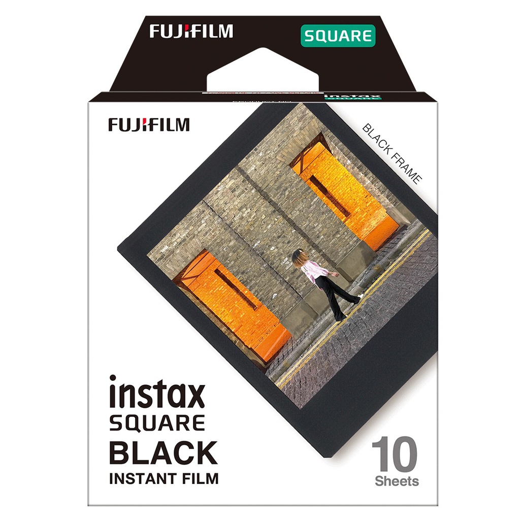 FILM FUJI INSTAX SQUARE BLACK FRAME 10 PK