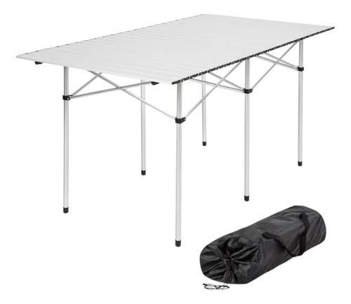 MESA ALUMINIO PONTEC DS618-AL DOBLE ENROLLABLE